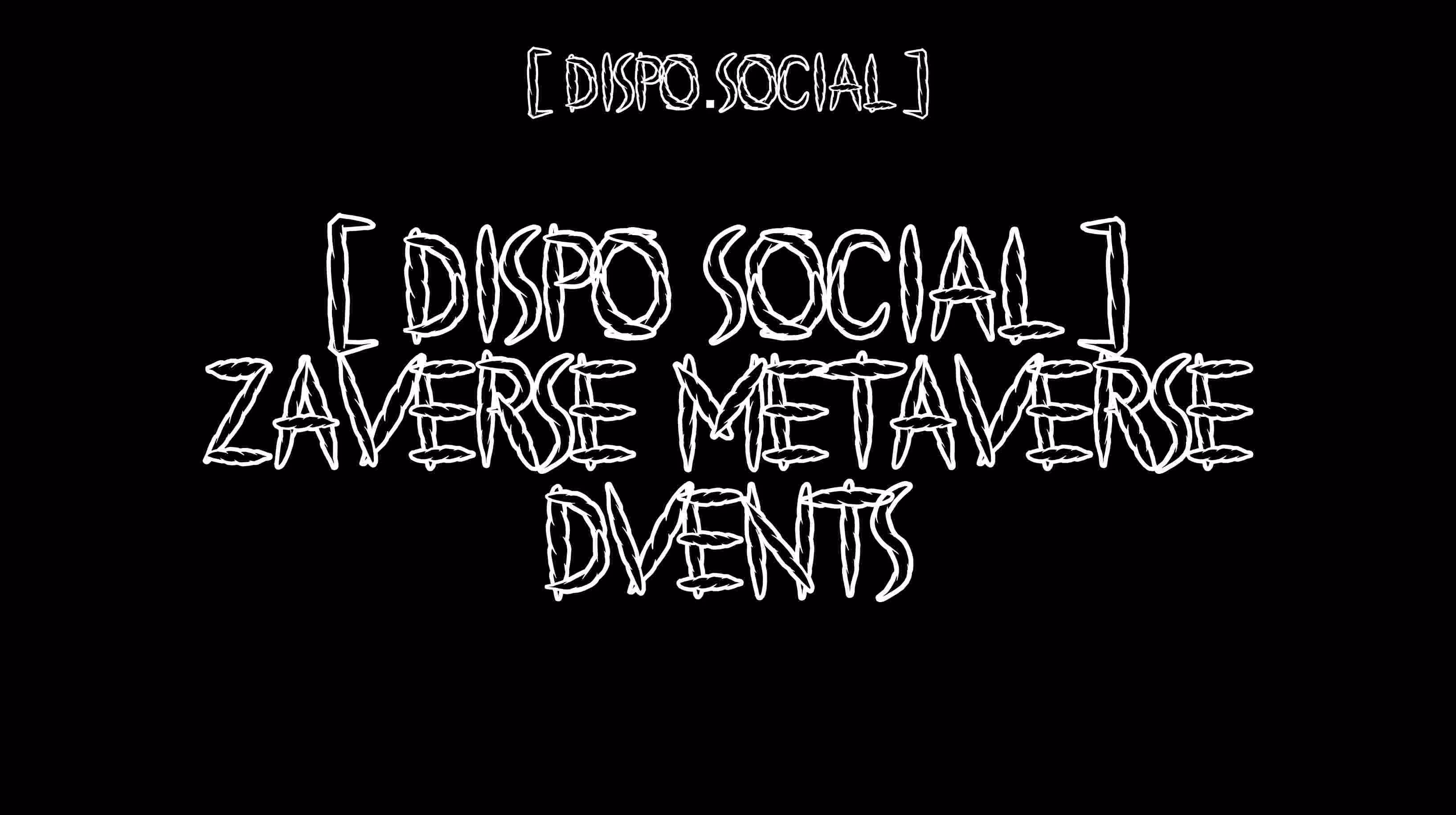 3D rendering of DISPO.SOCIAL's ZAVERSE metaverse environment